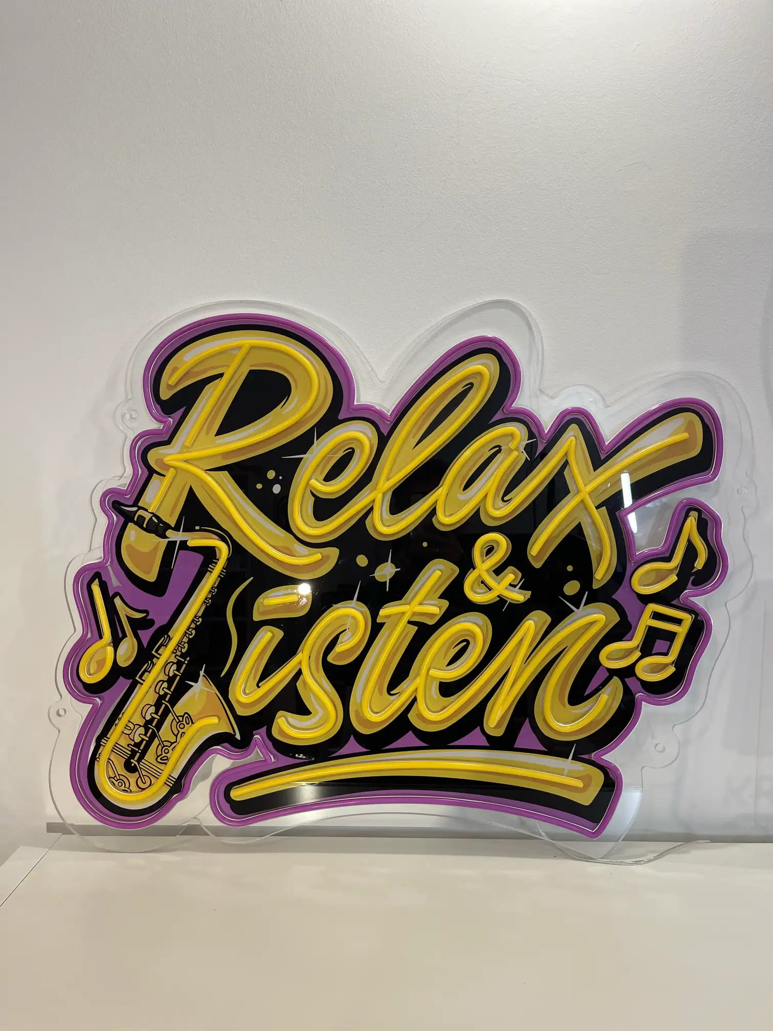 NEON LED MUZYKA - RELAX AND LISTEN - obrazek 2