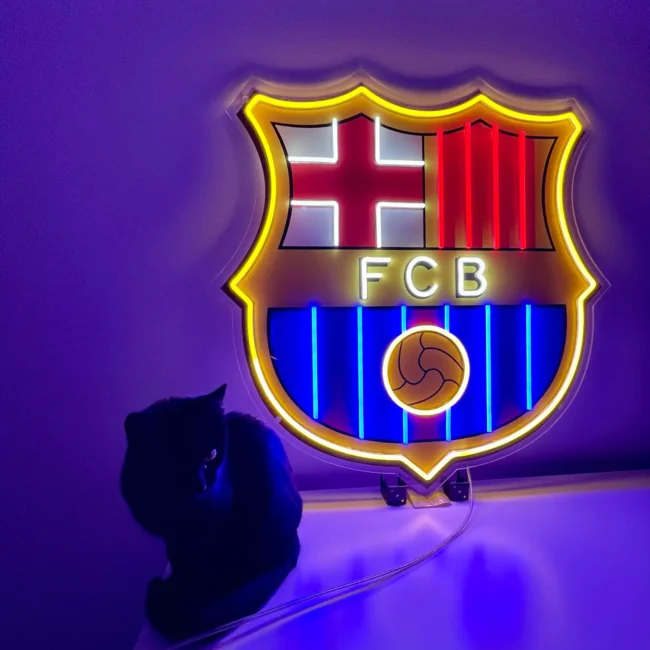 neon sportowy piłkarski