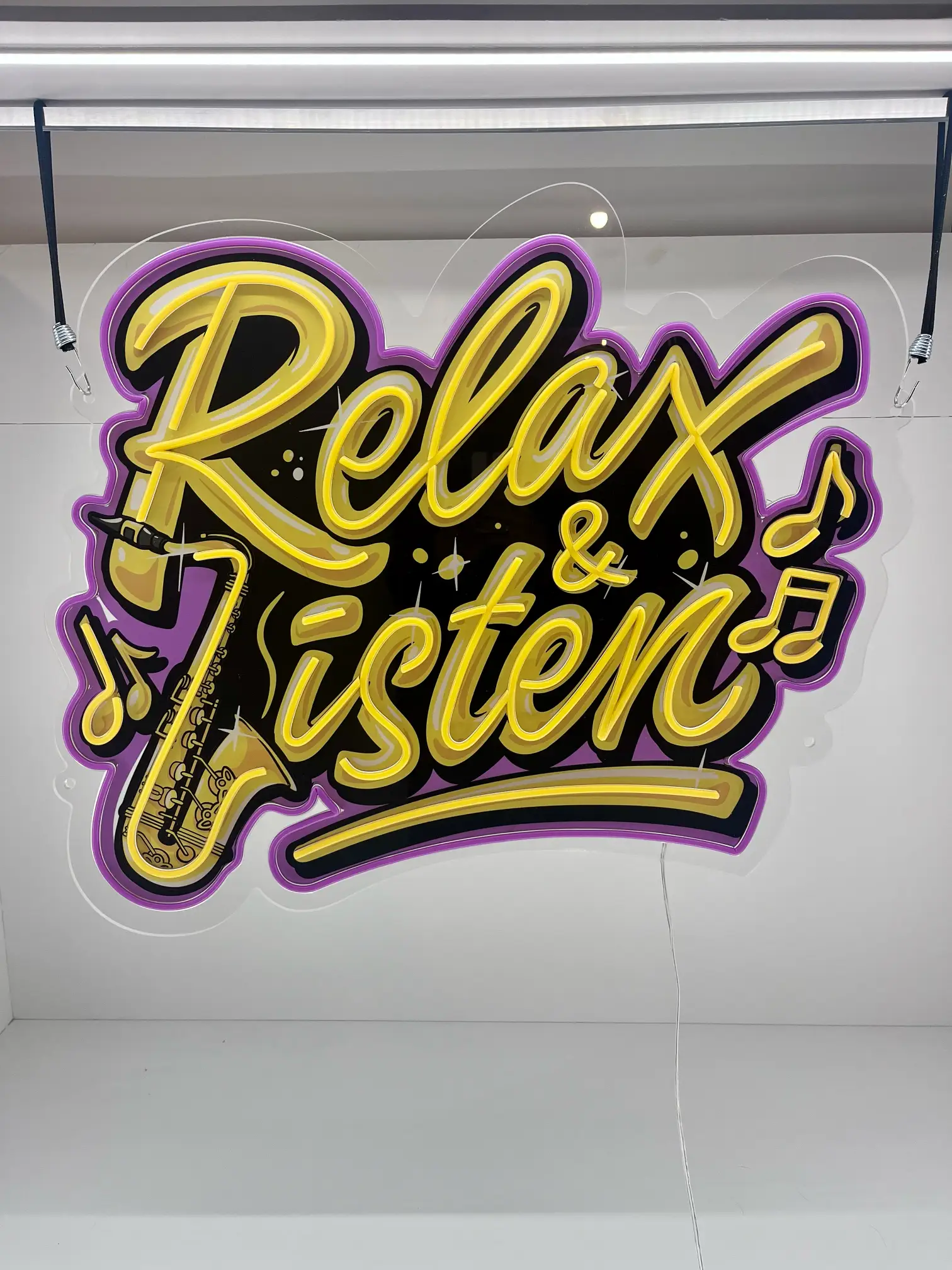 NEON LED MUZYKA - RELAX AND LISTEN - obrazek 6
