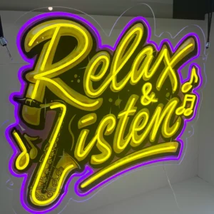NEON LED MUZYKA - RELAX AND LISTEN