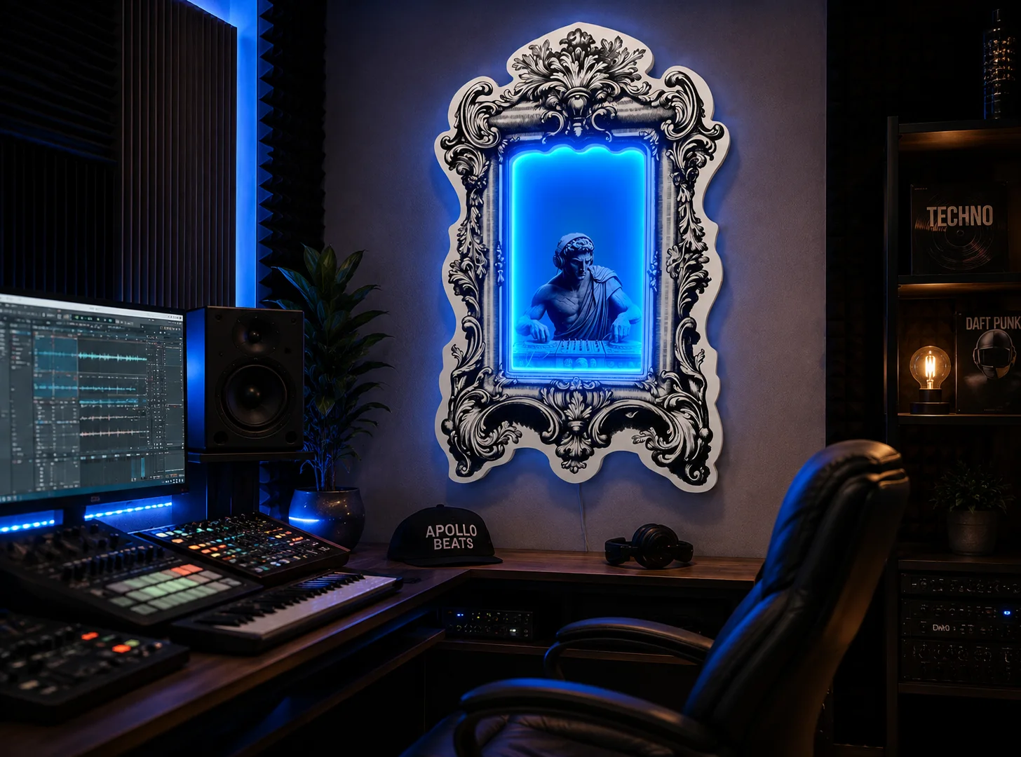 Plakat Led Shadowbox DJ Apollo