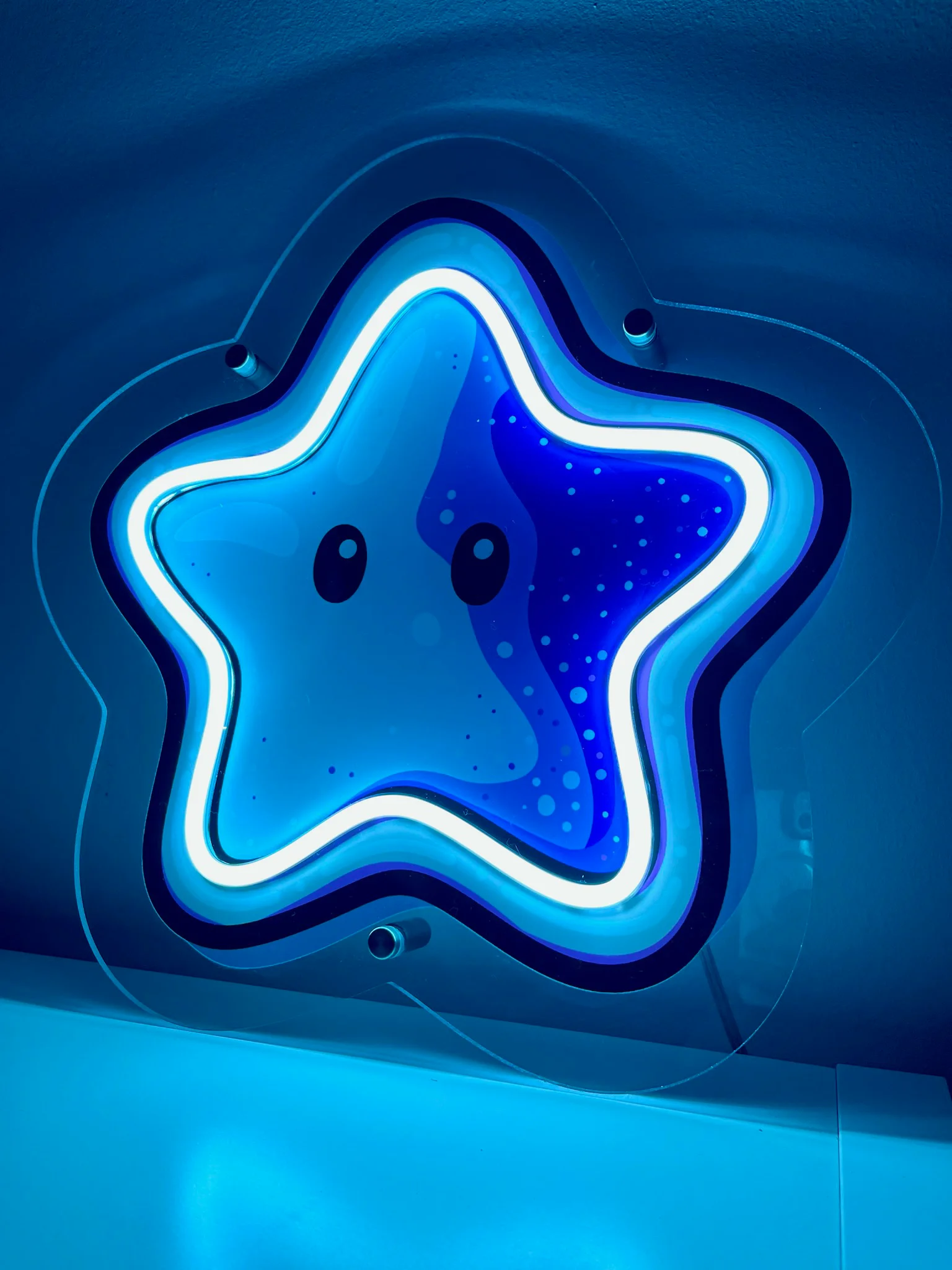 Zestaw 3 neonów LED Gwiazdki do pokoju dziecka