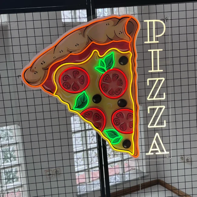 Neon LED do pizzerii i restauracji